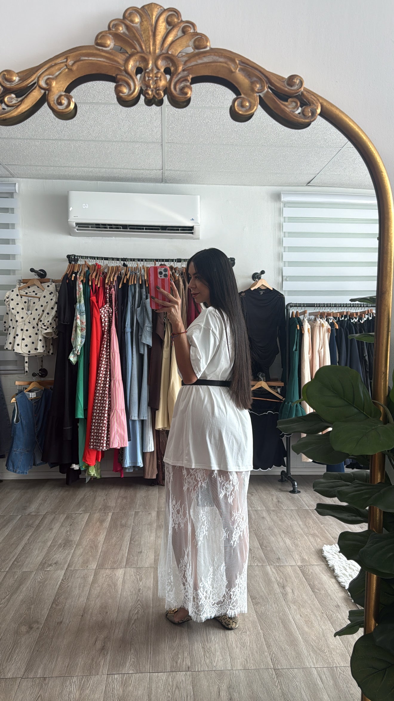 Tshirt Dress in white