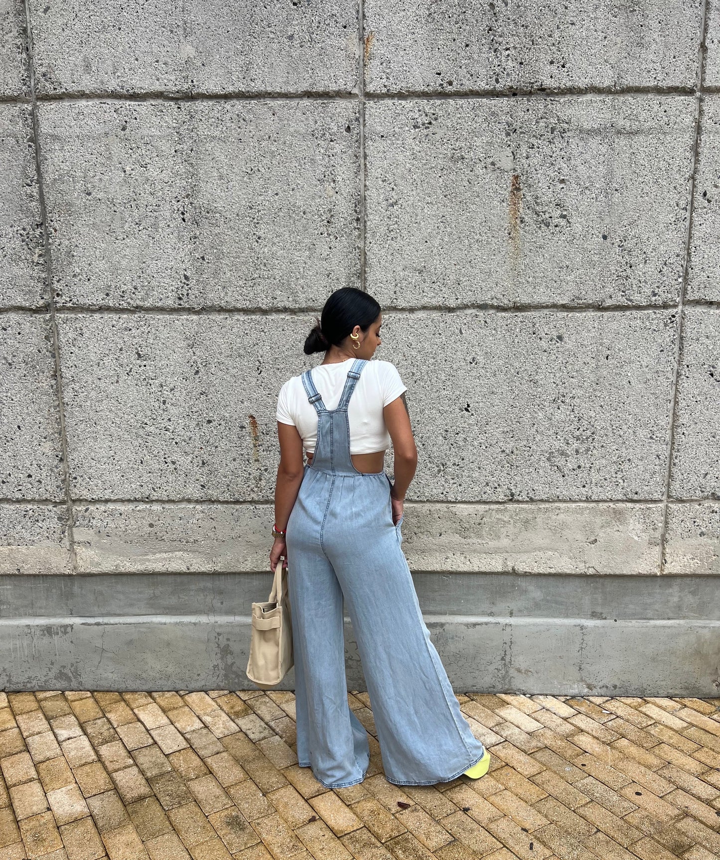 Denim Overall jumpsuit