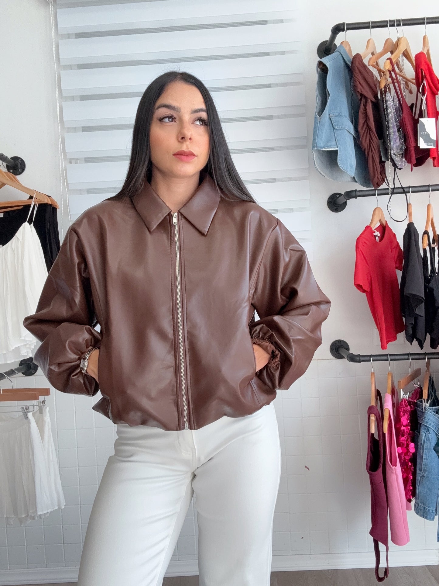 Brown Leather Jacket