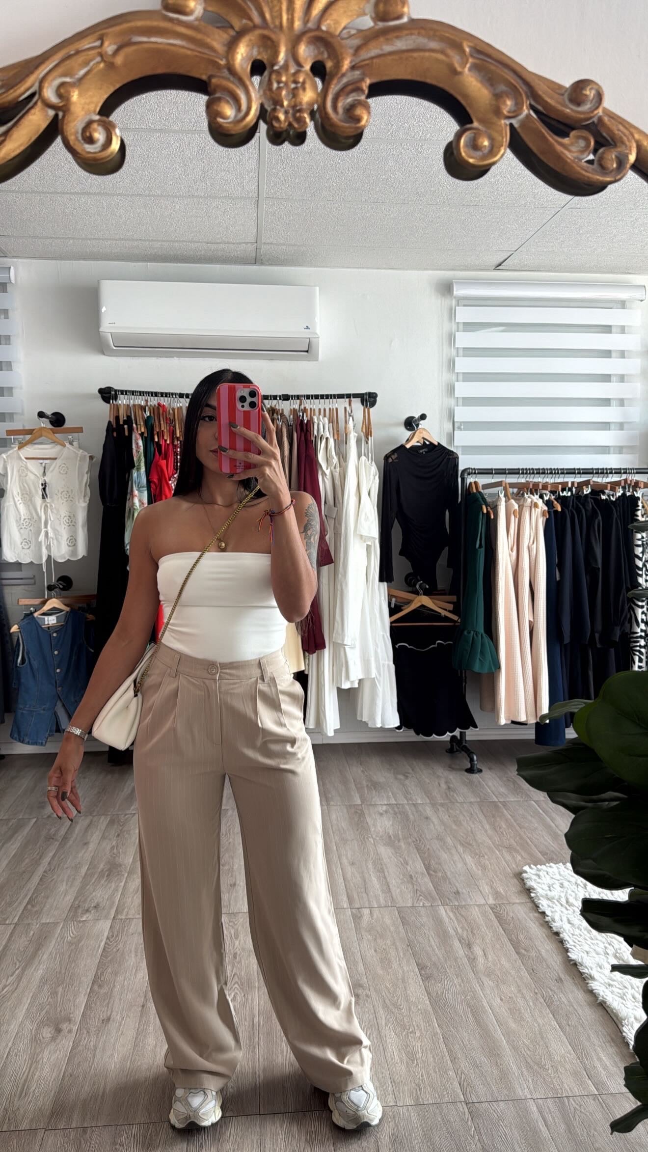 Stripe Nude pants