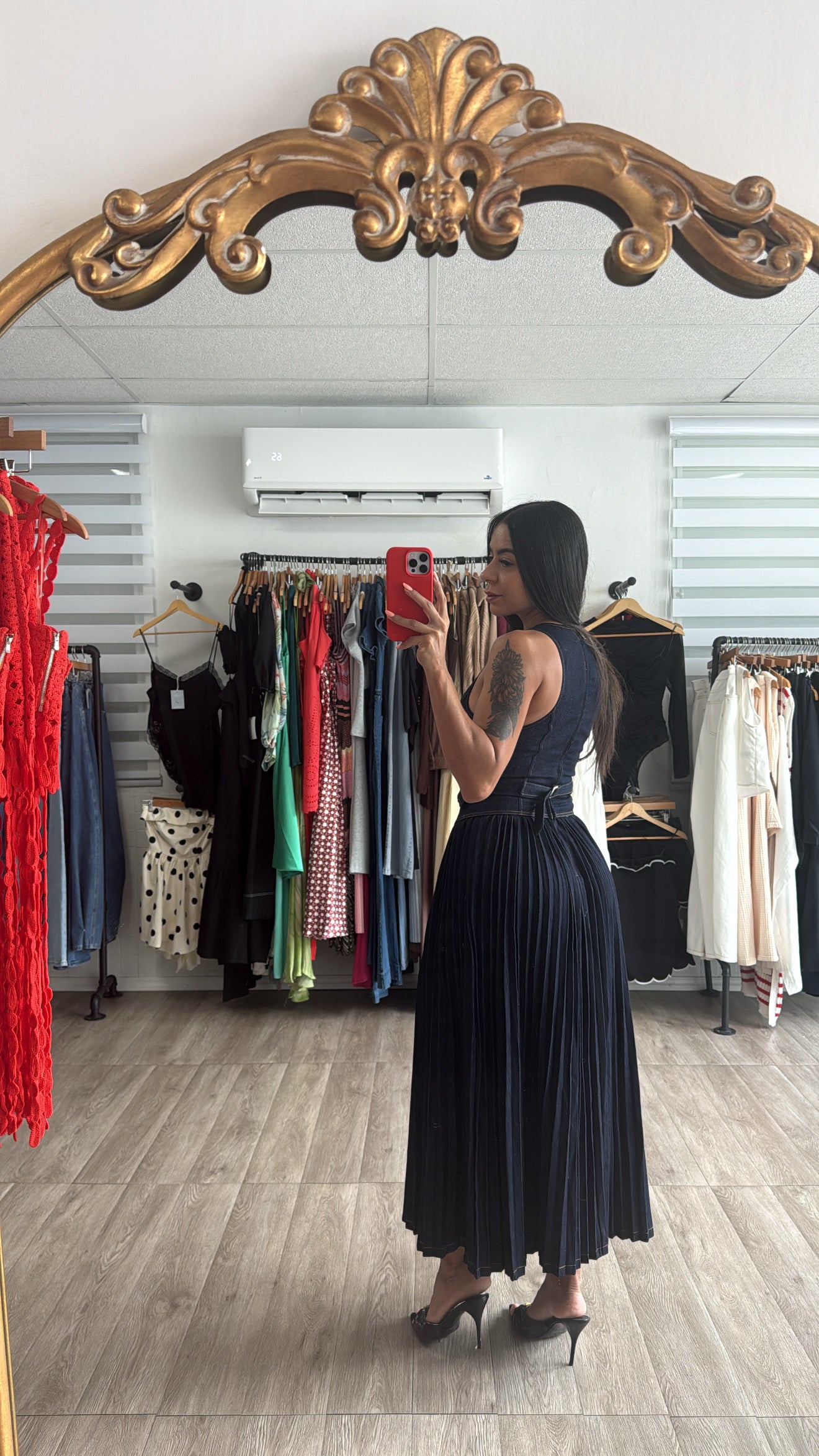 Camellia índigo Dress