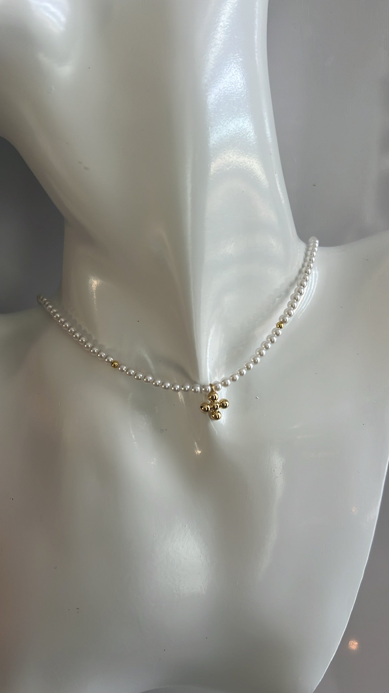 Pearl Cruz Necklace