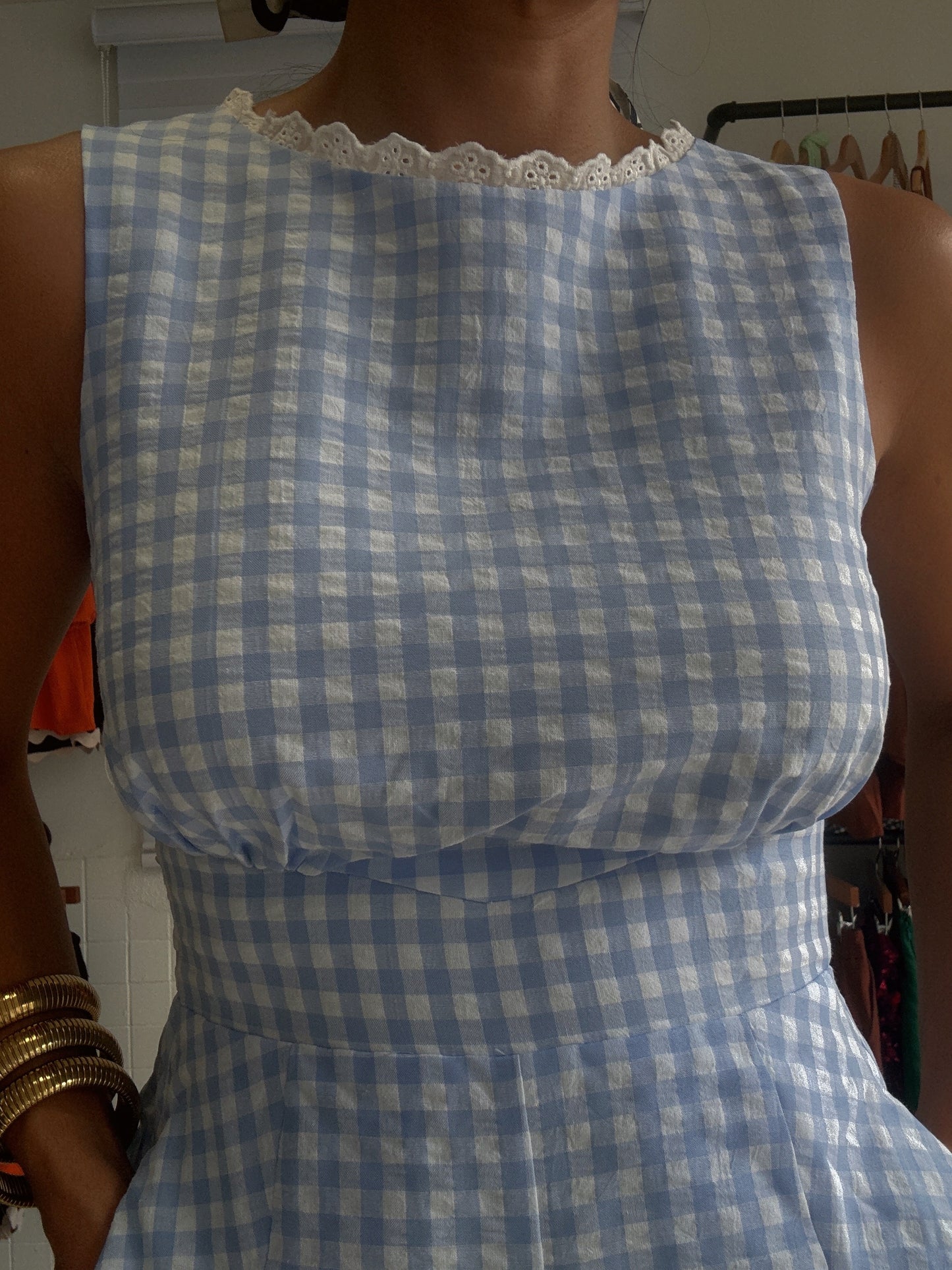Gingham Romper
