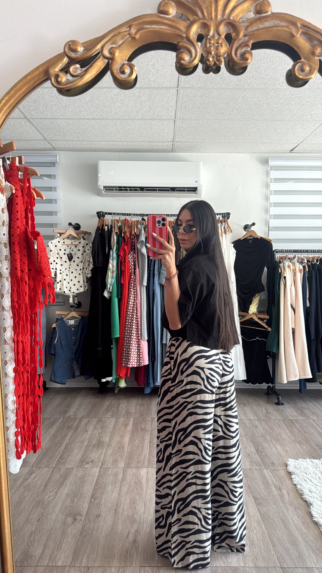 Zebra Linen Trousers