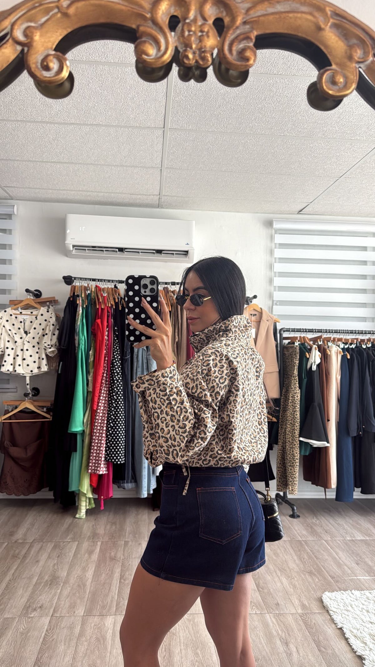 Leopard Windbreaker Jacket