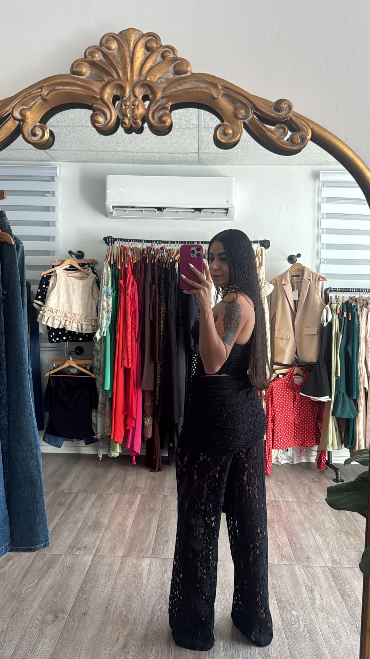 Black Bustier Set