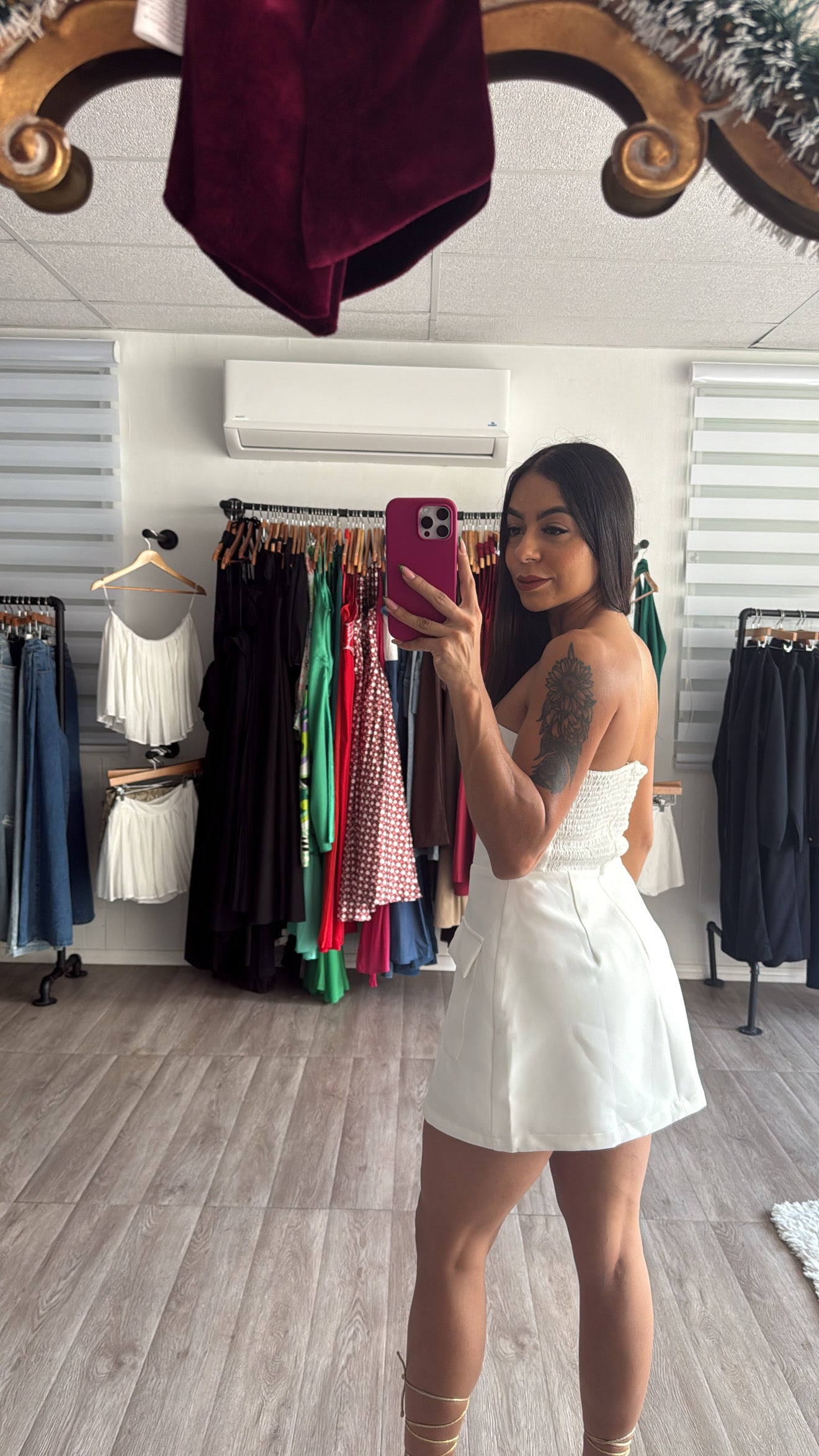 Cocktail white dress