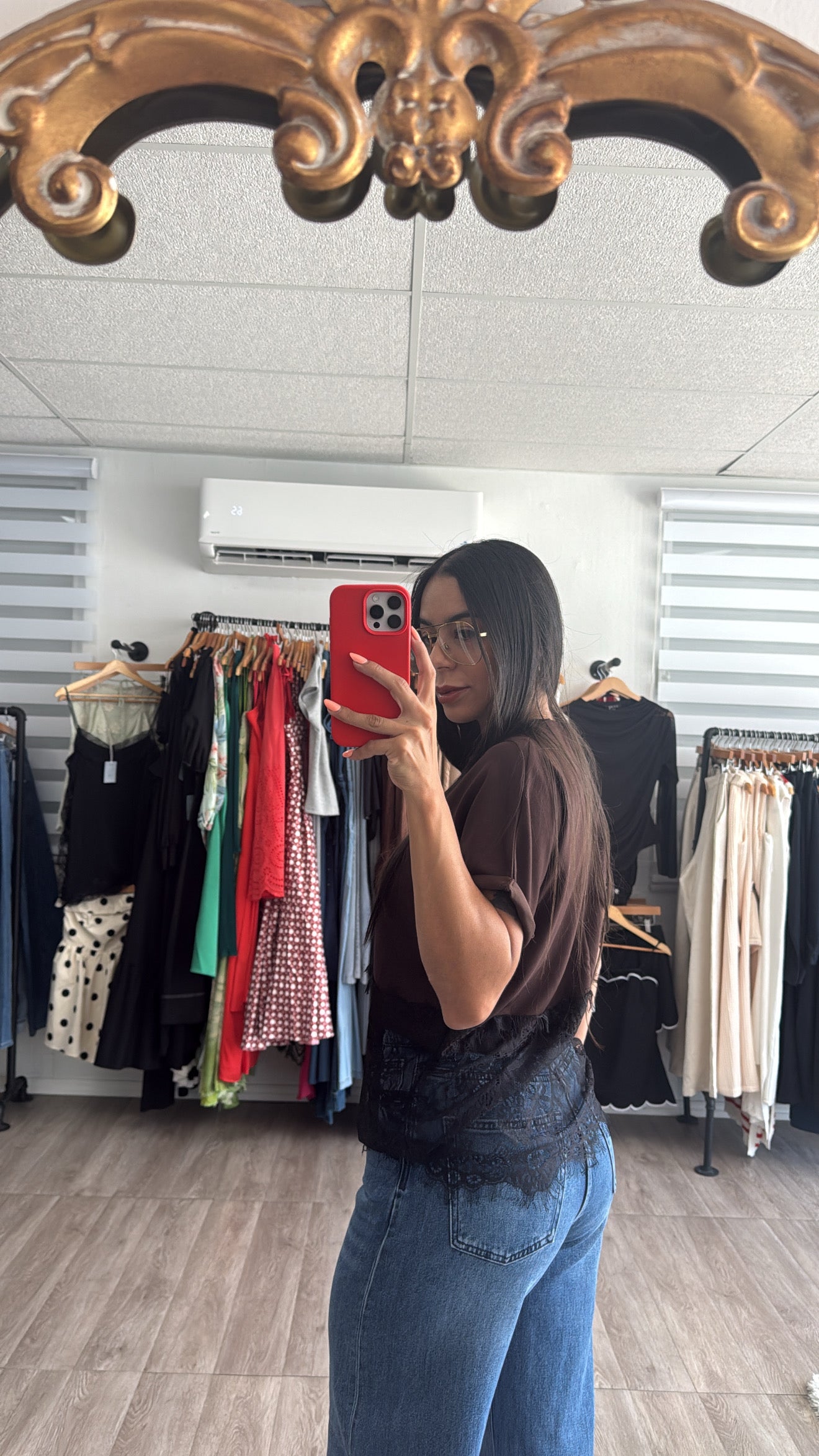 Tshirt Lace in Brown
