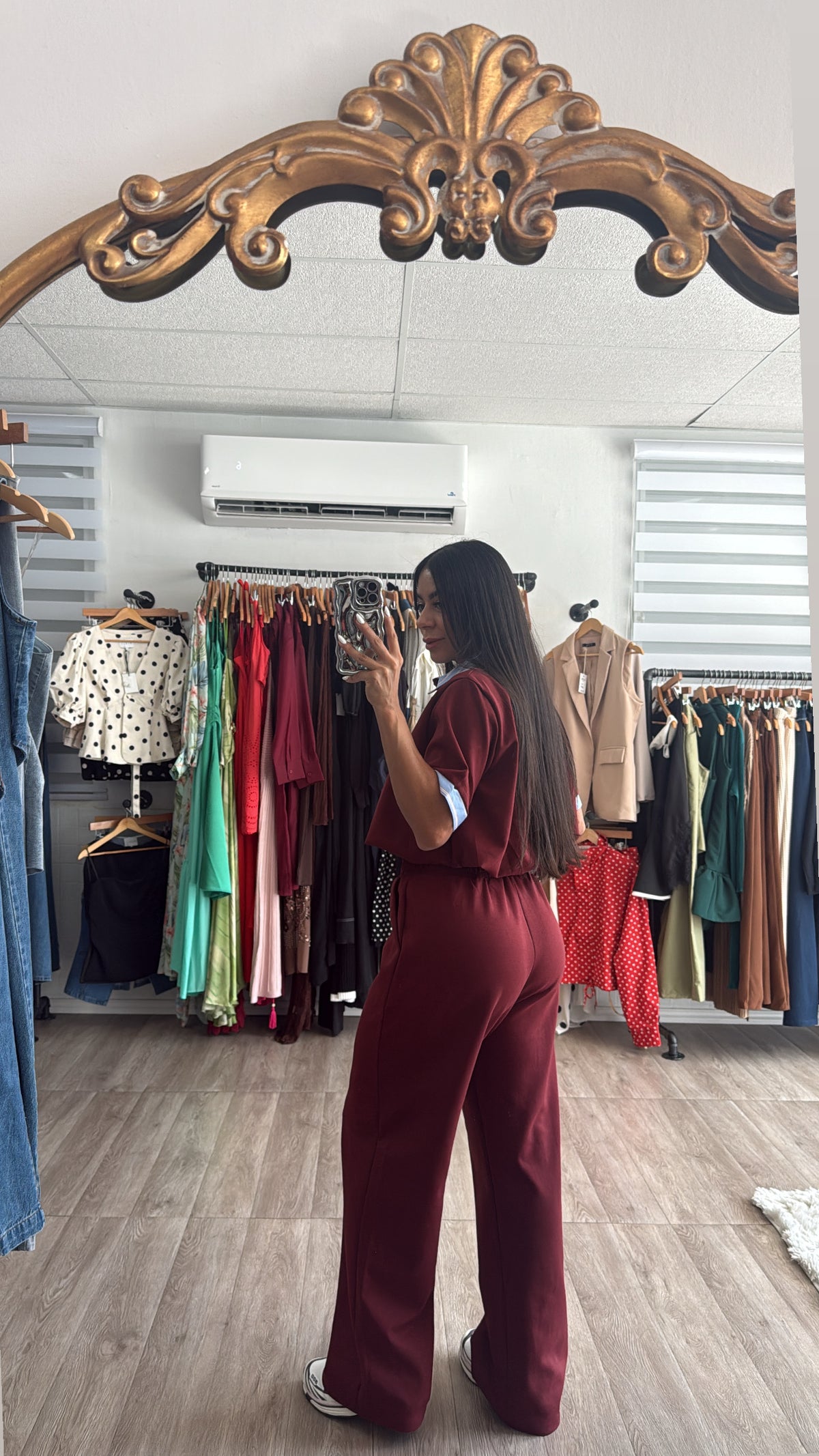 Travel Burgundy Set