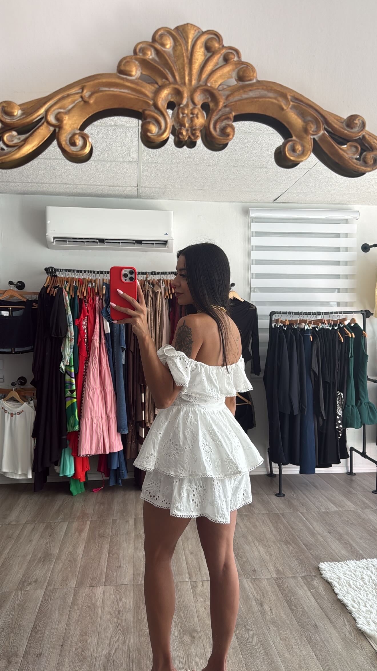 White Eyelet Romper