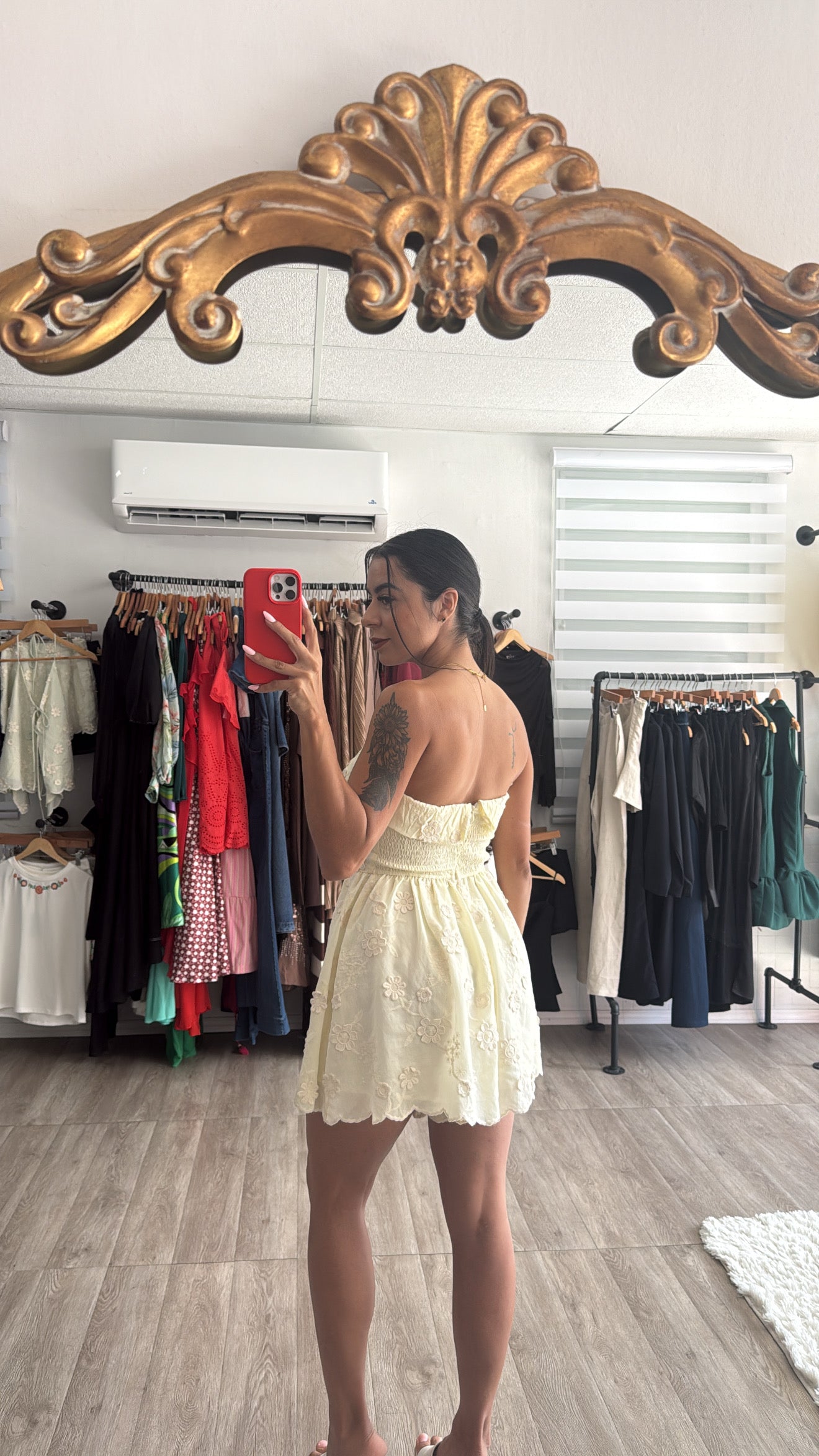 Flower pastel Yellow Romper
