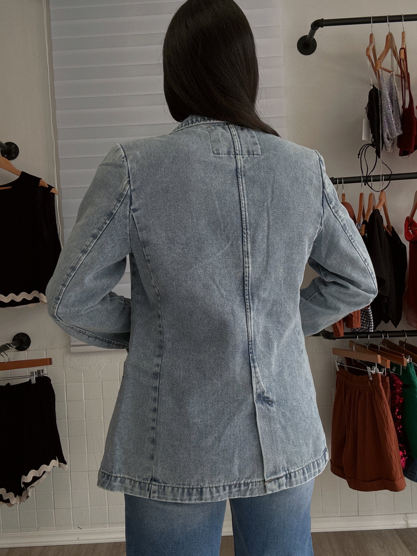 Denim blazer