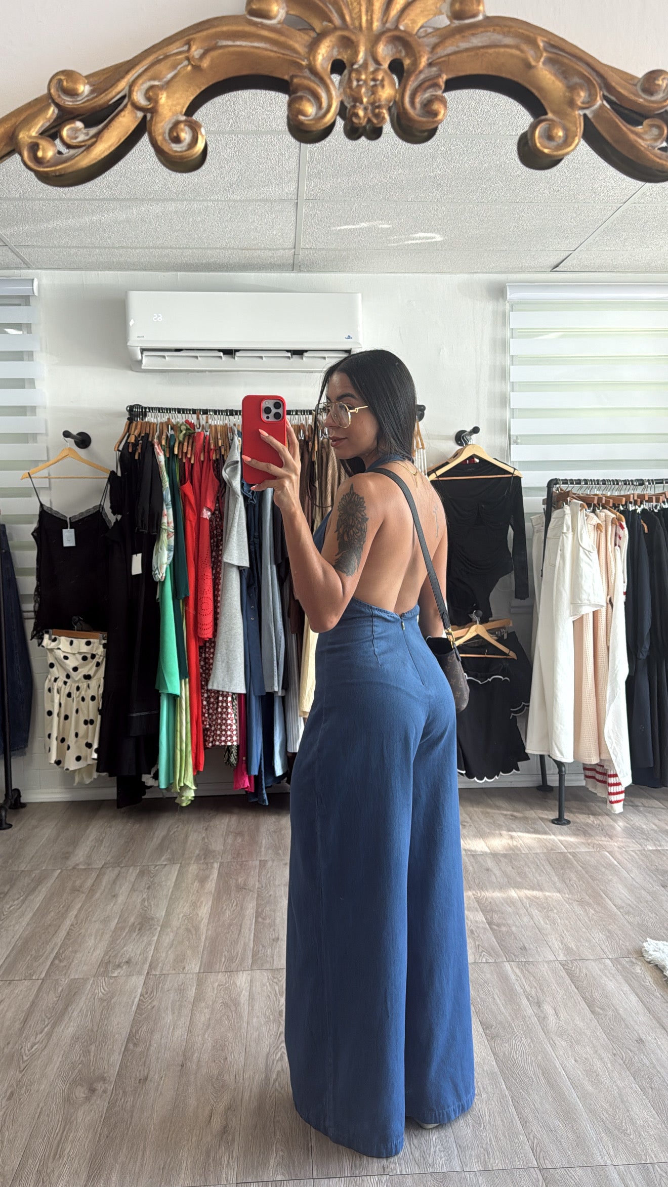 Restock Denim Jumpsuit