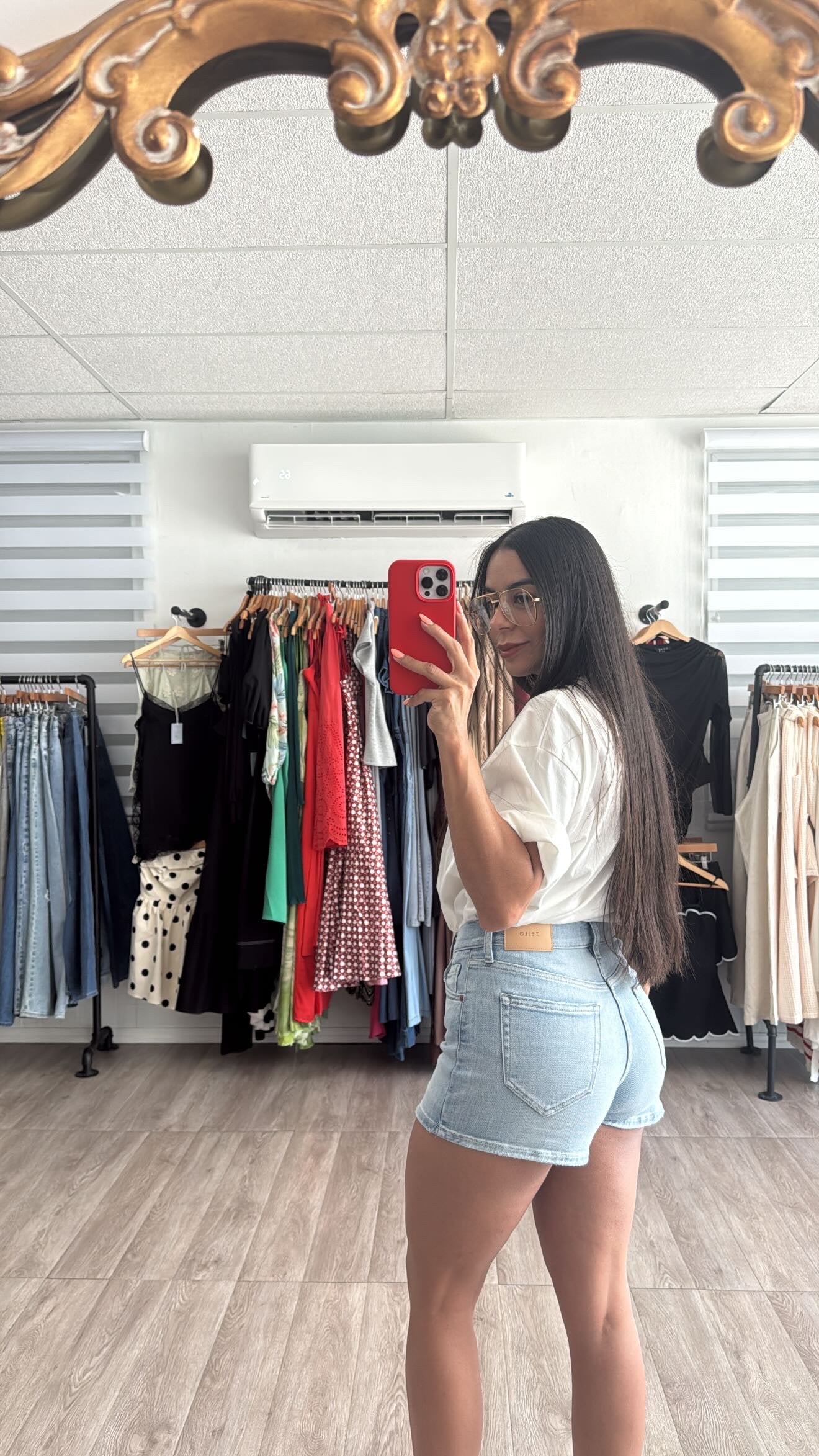 Washed Skort