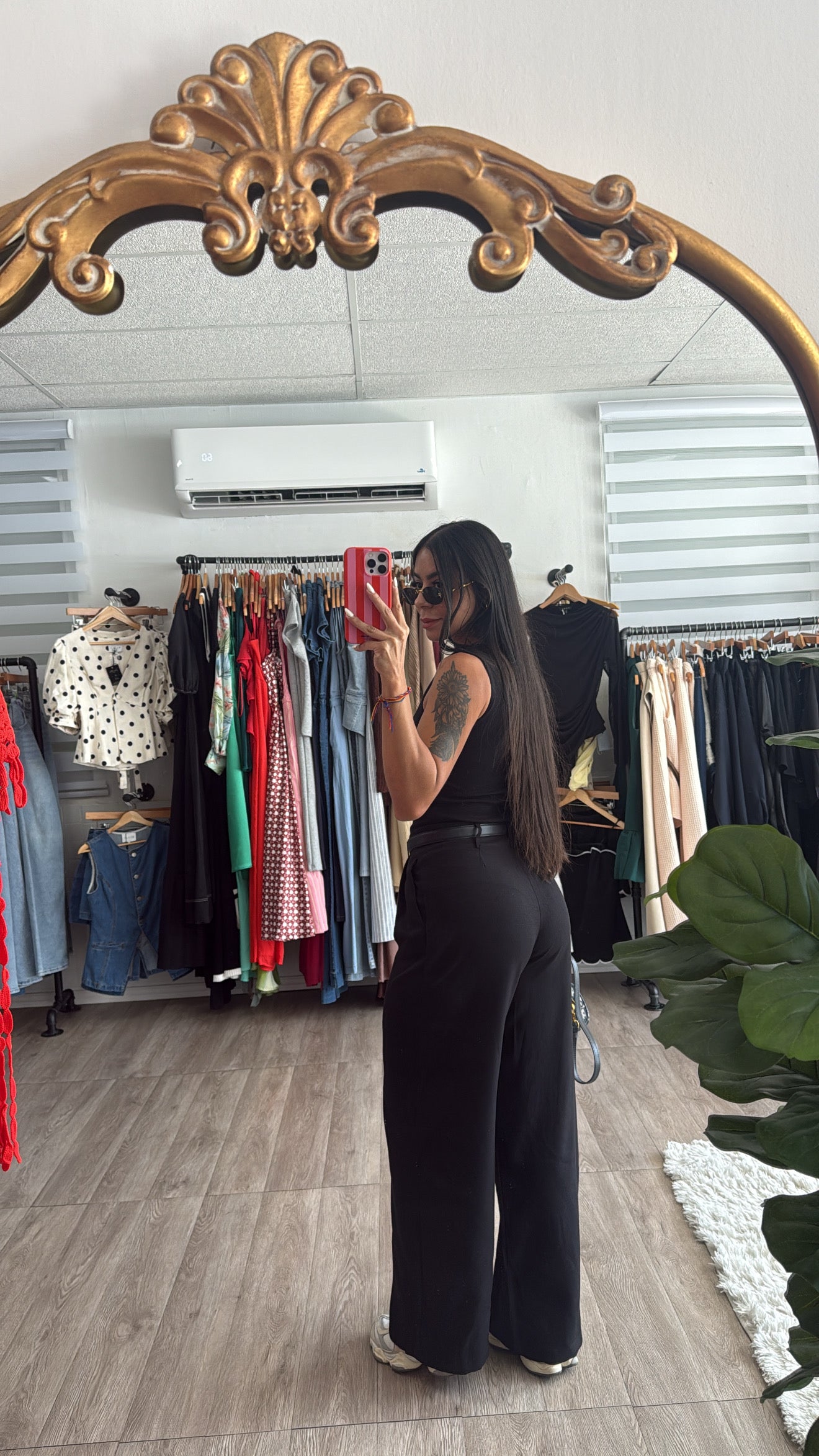 Black Linen Trousers