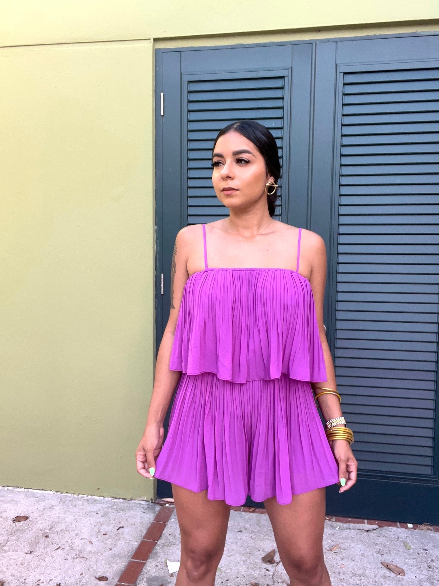 Purple Romper
