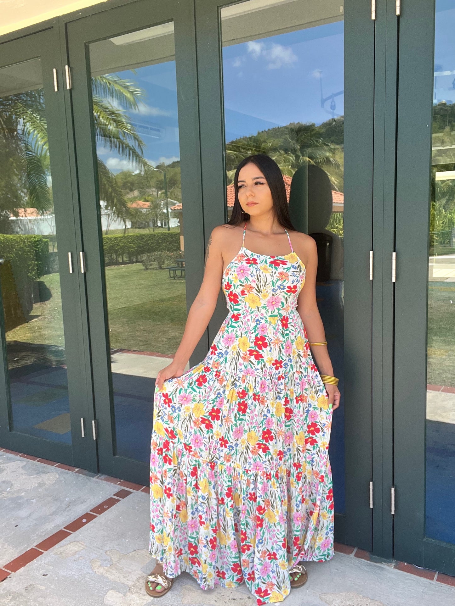 Flower Maxi Dress