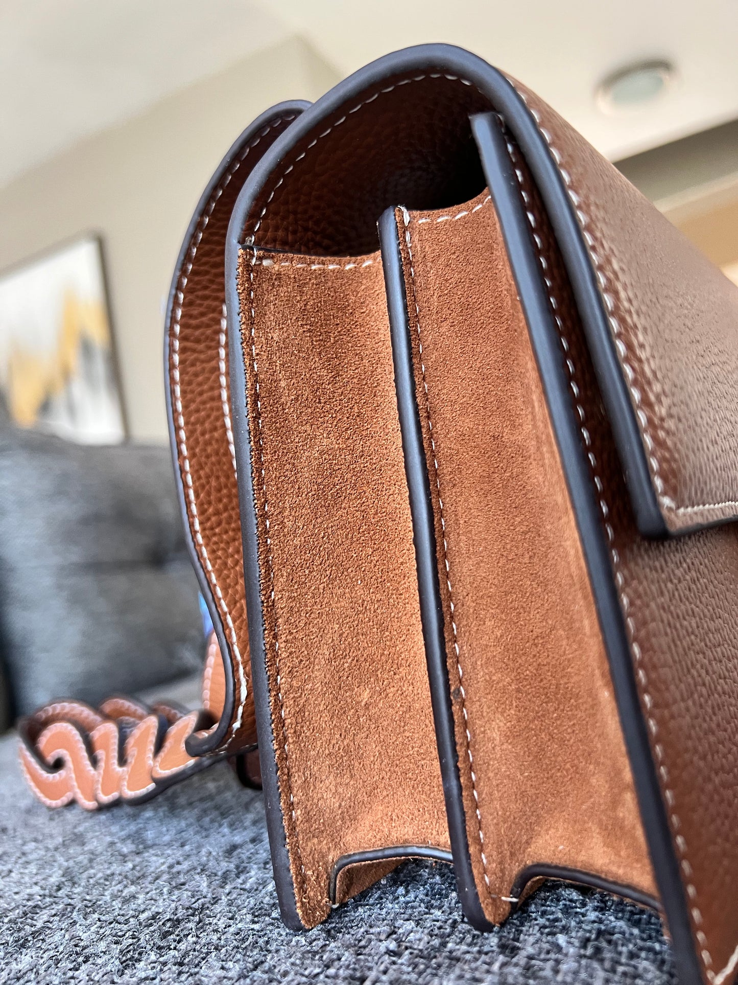 TB Leather Bag