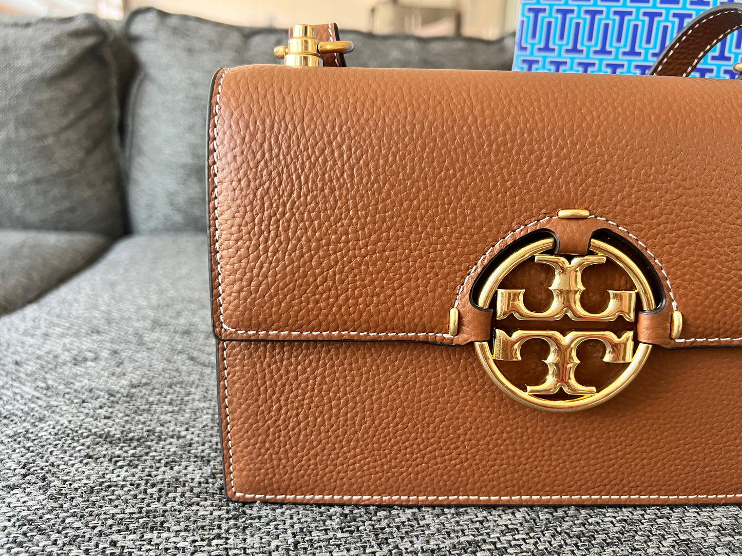 TB Leather Bag