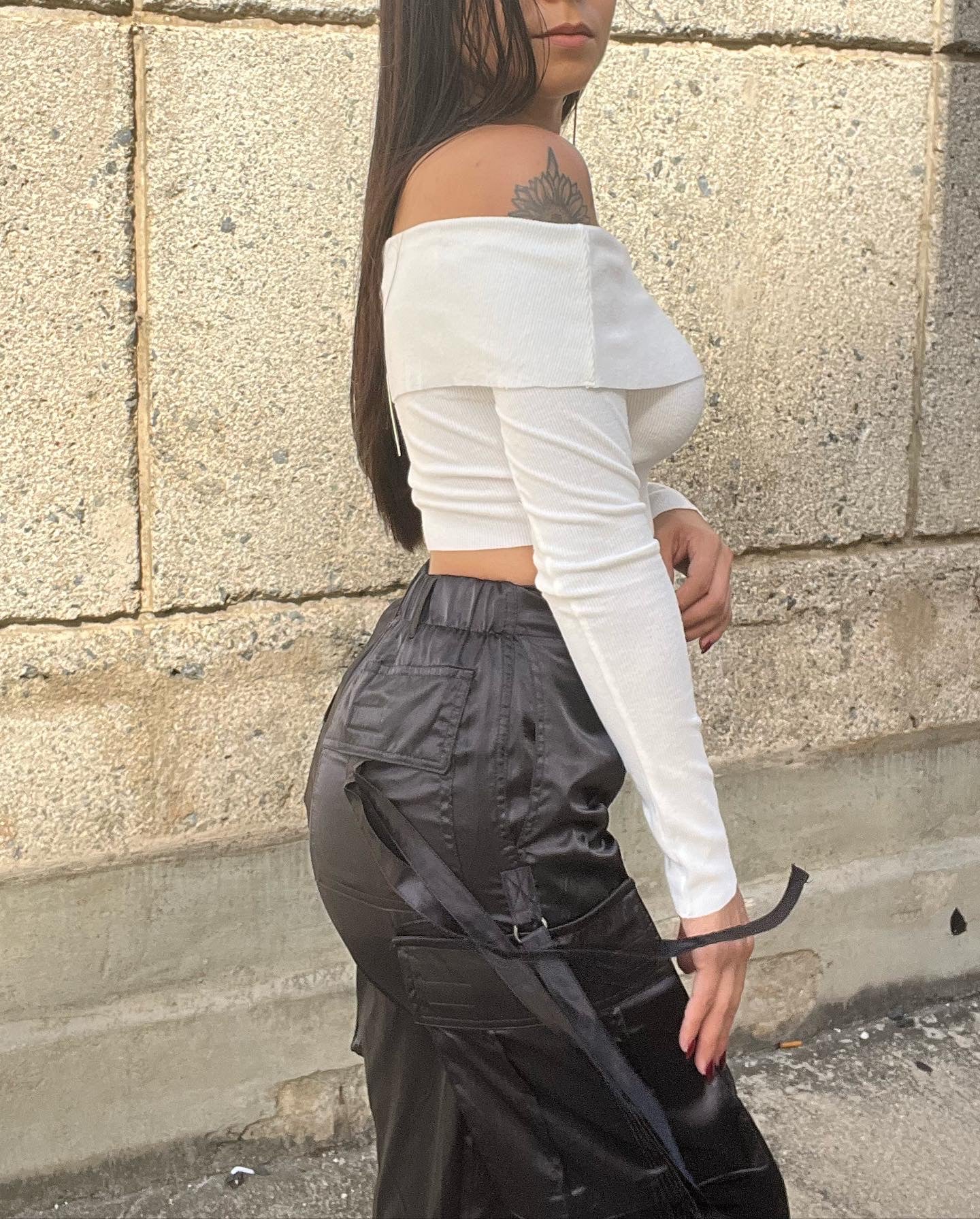 Satin Cargo Pants (Restock)