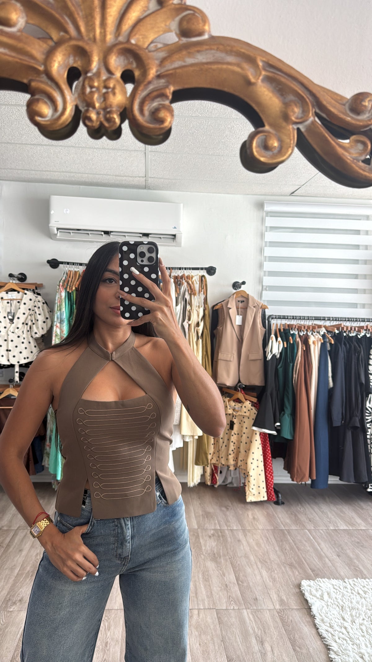Napoleón Top in Mocha