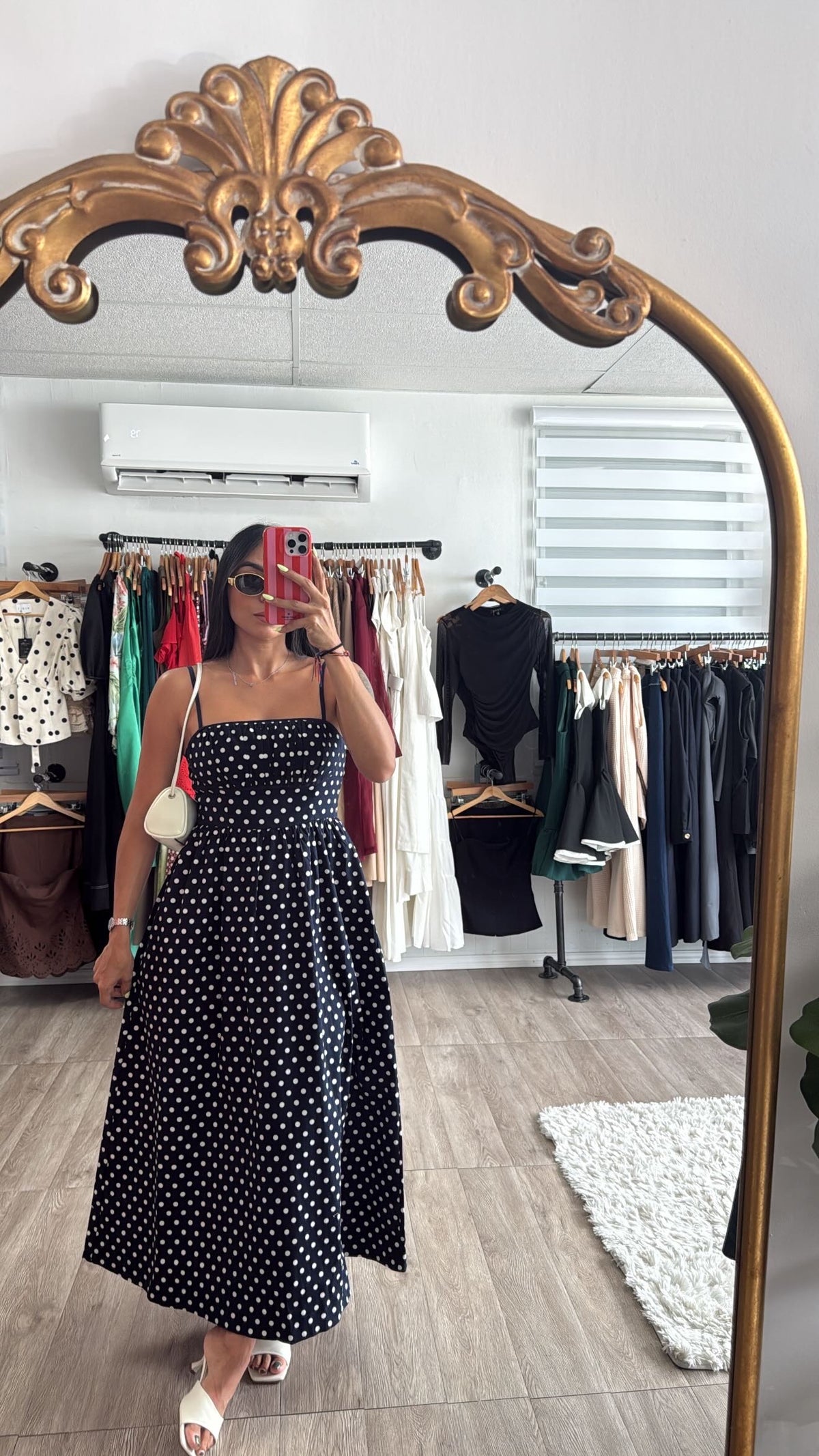 Polka Dot Navy dress