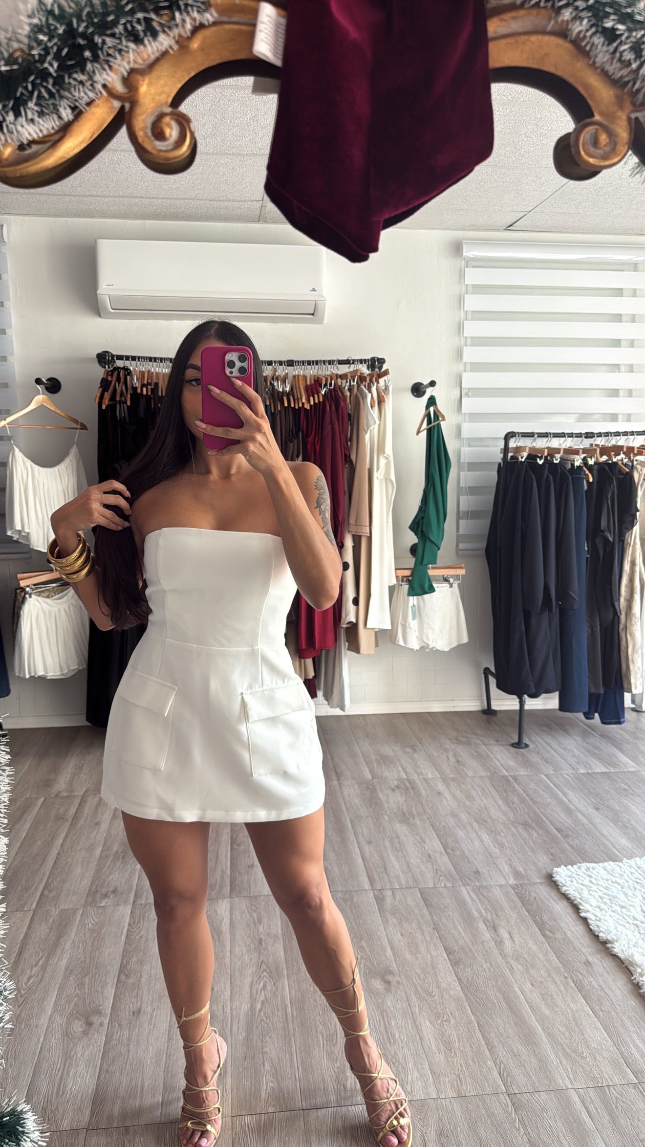 Cocktail white dress