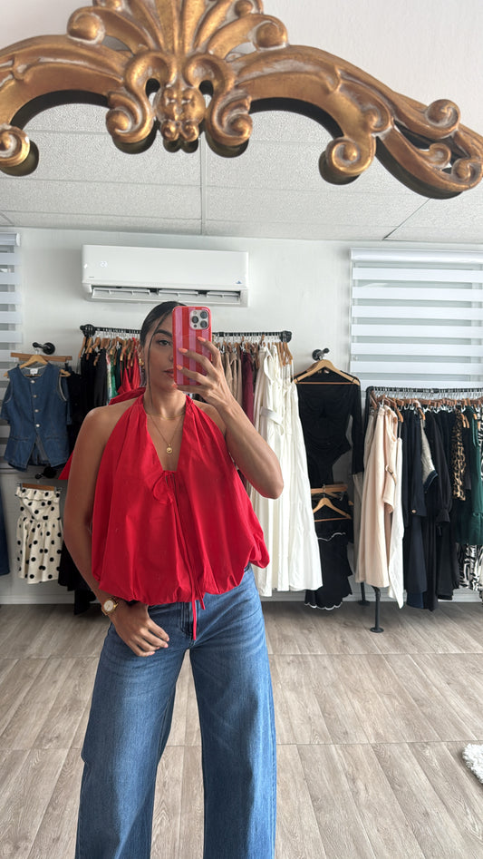 Red Bubble top
