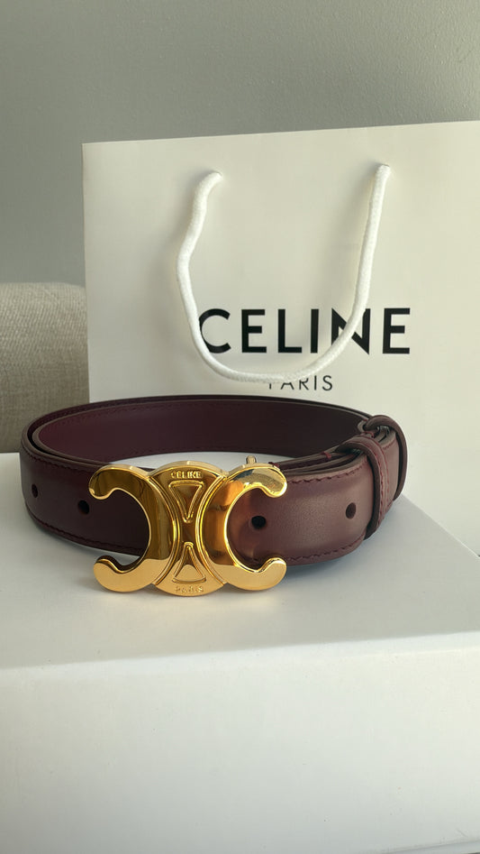 Ce Burgubdy Belt (pre-order) costó  $120