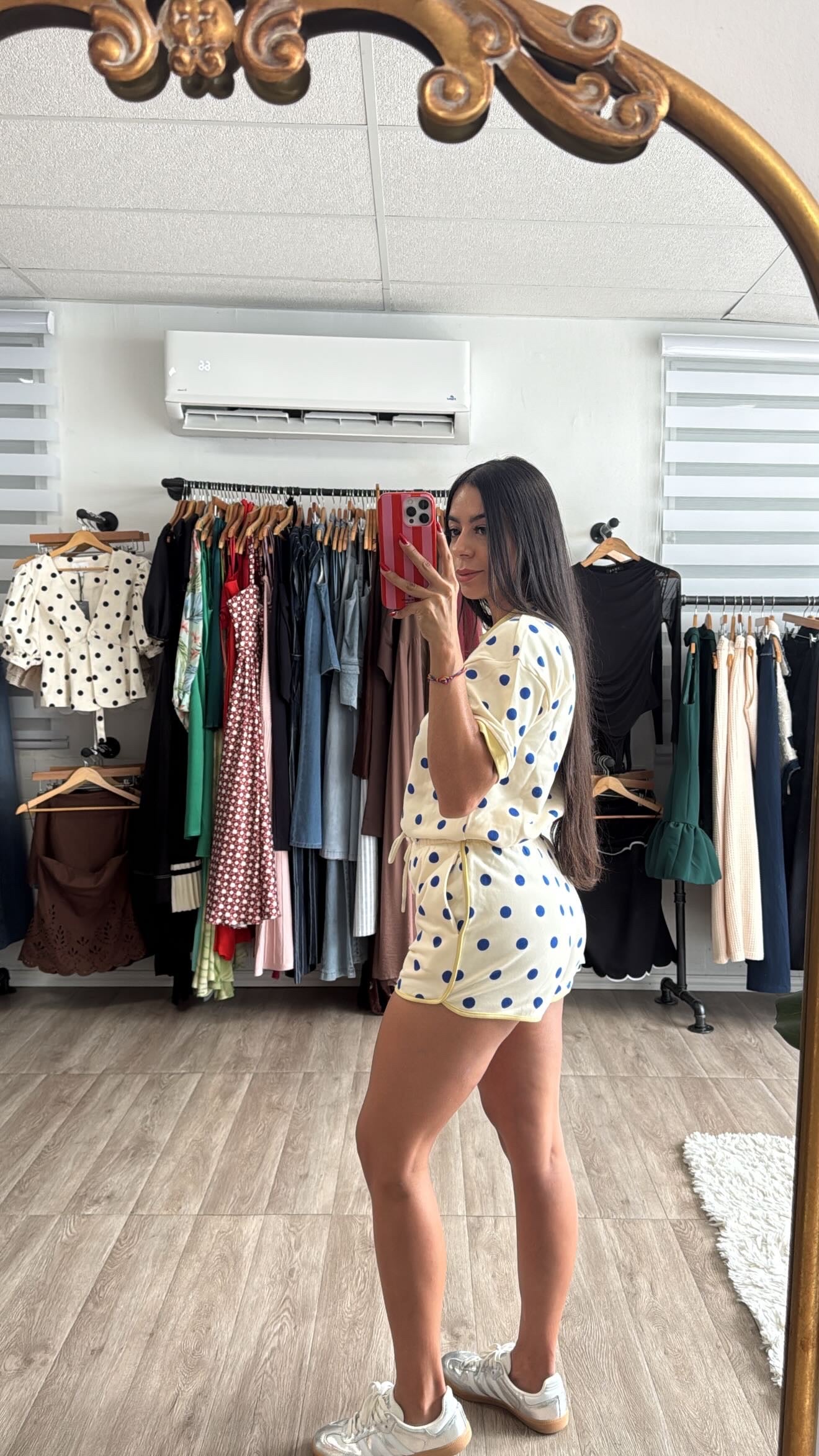 Polka dot set C/B