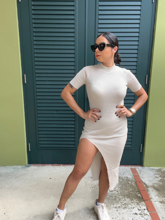 Ribbed MIDI Dress