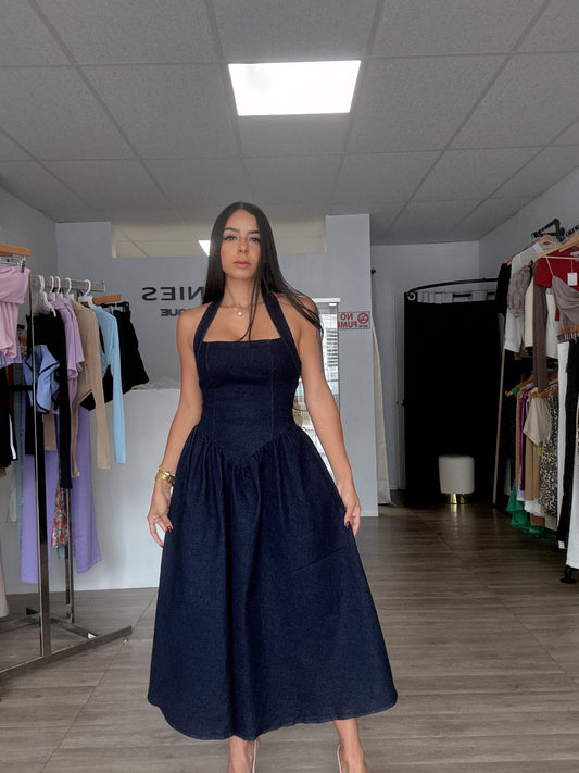 Índigo Corset dress