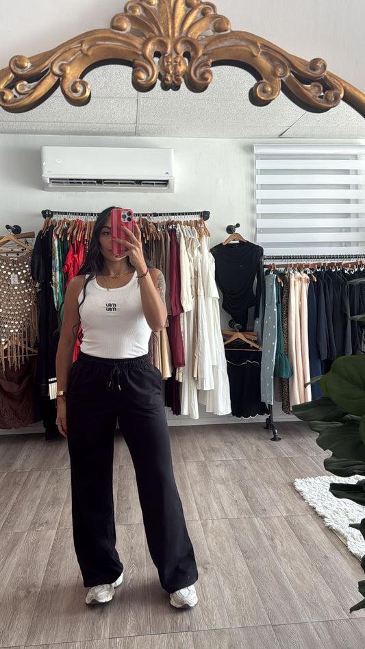 Comfy pant in black