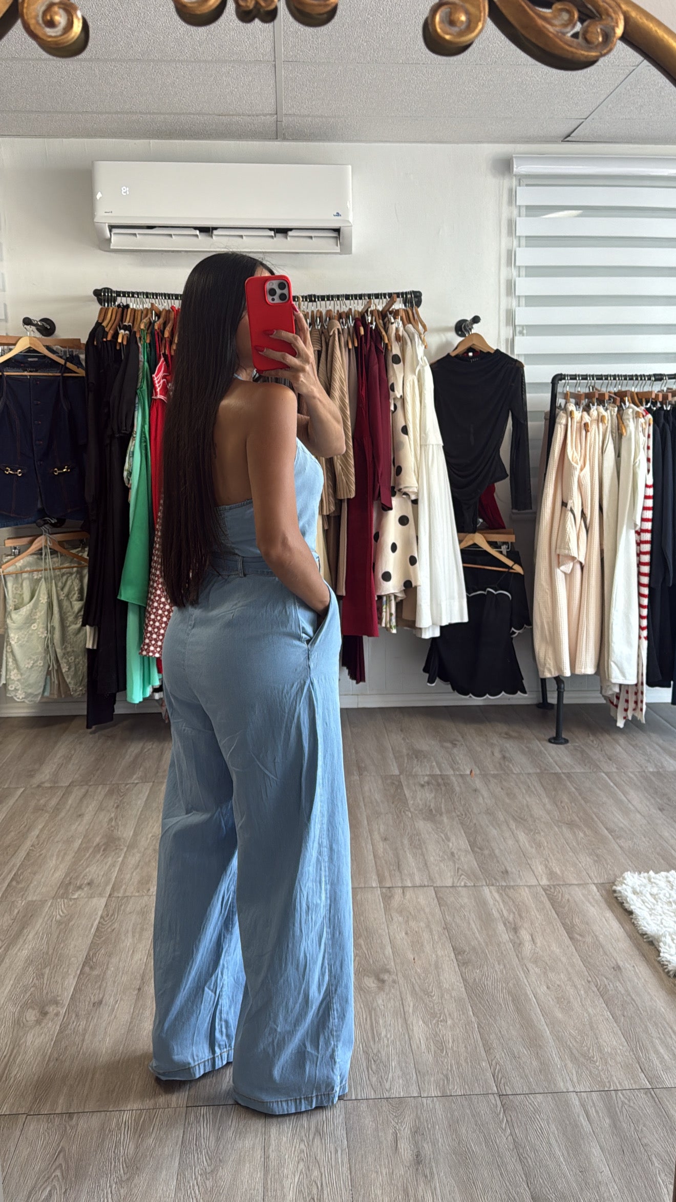 Ana’S Denim Jumpsuit