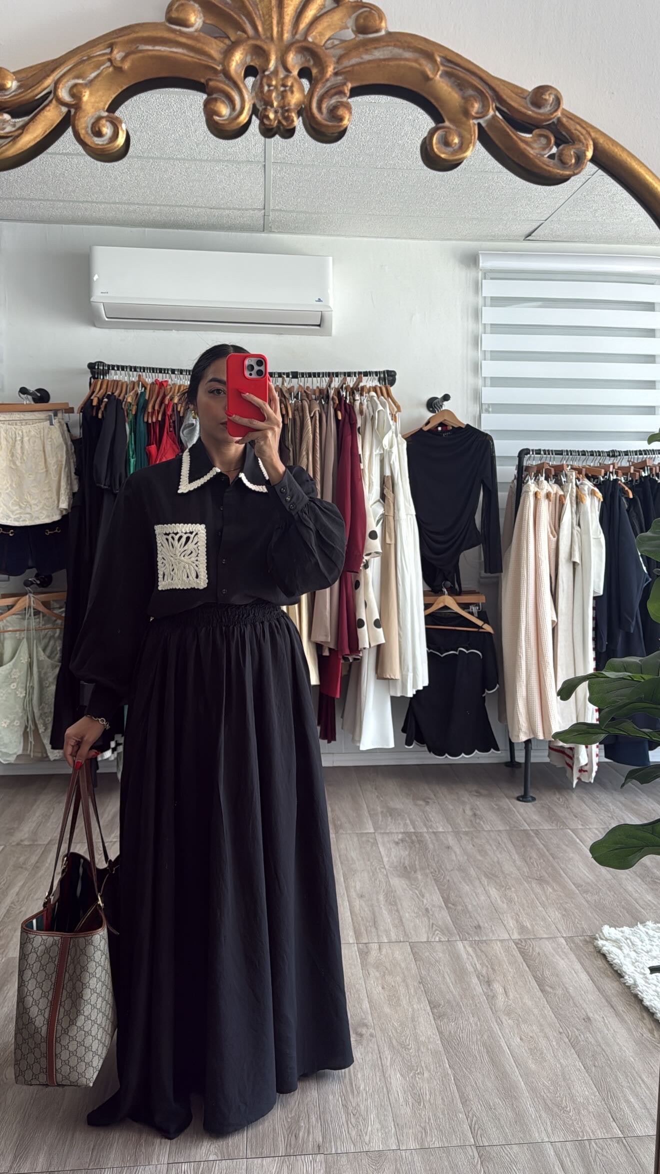 Black Skirt Dress