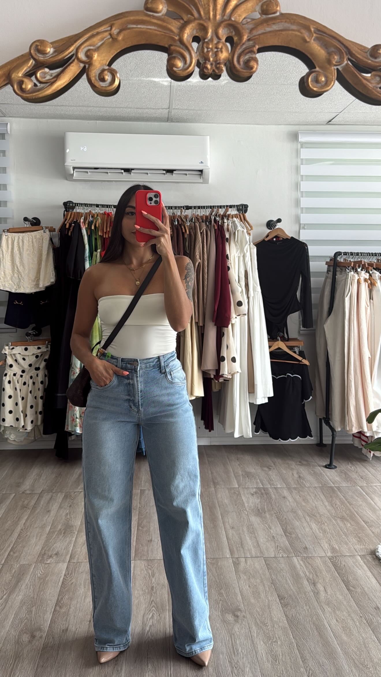 Denim Vibrant Wide Leg
