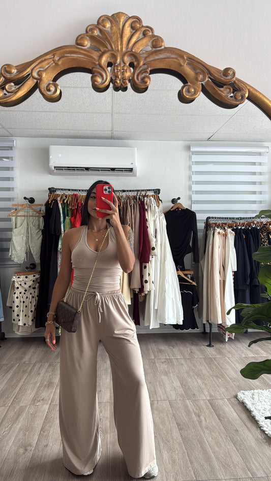 Latte Knit Set