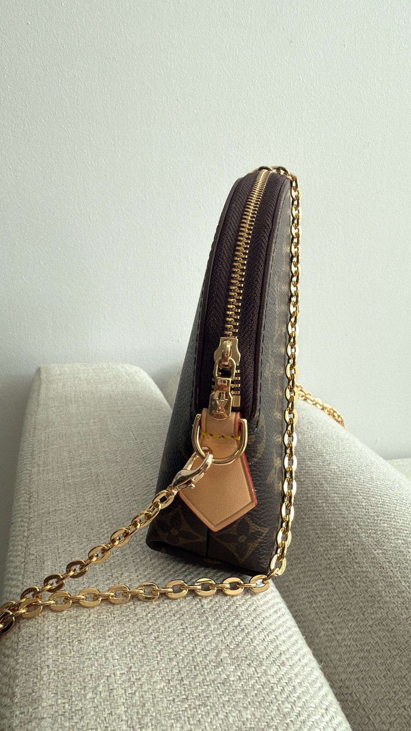 LV cosmetic Bag (pre-order)costó $120