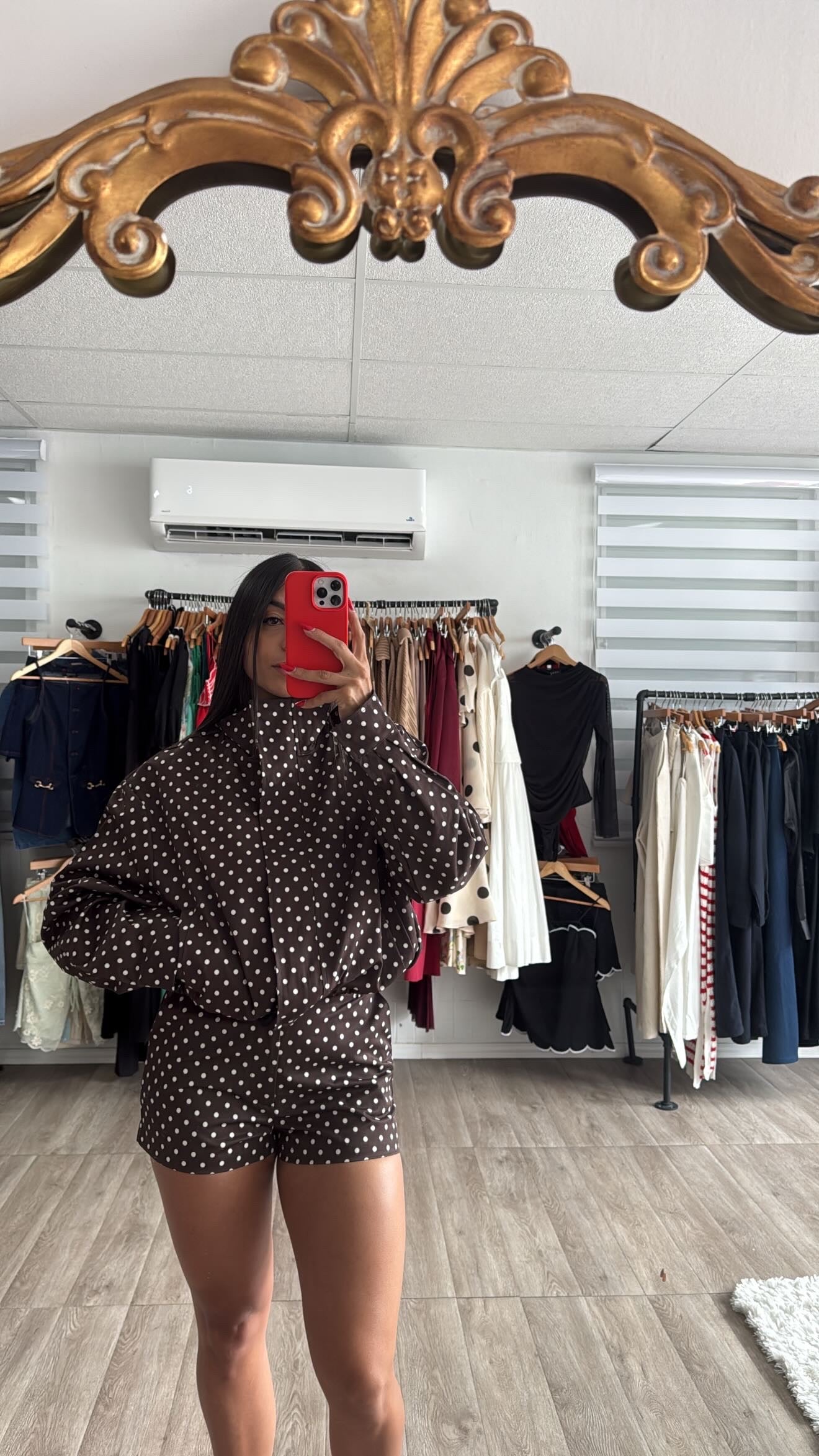 Polka dot in Brown (pre-order ) costó $65