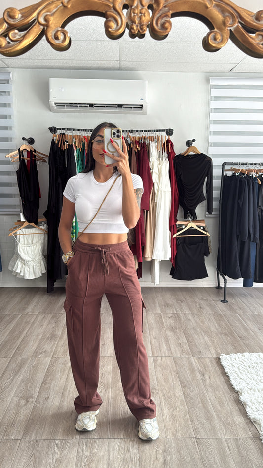 Choco knit Pants