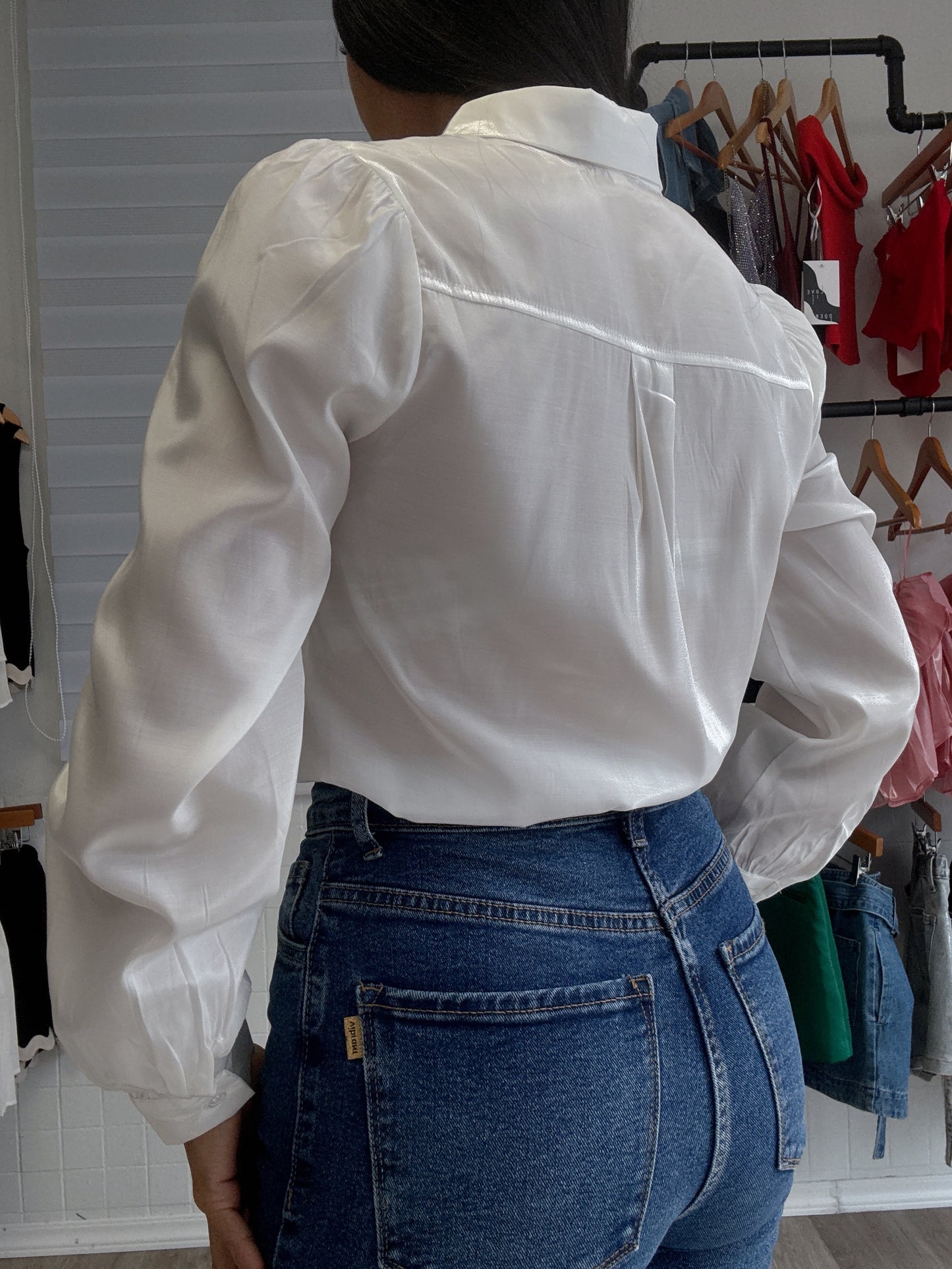 Organza Withe Top