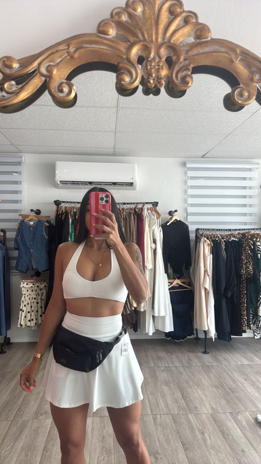White ALO skort set