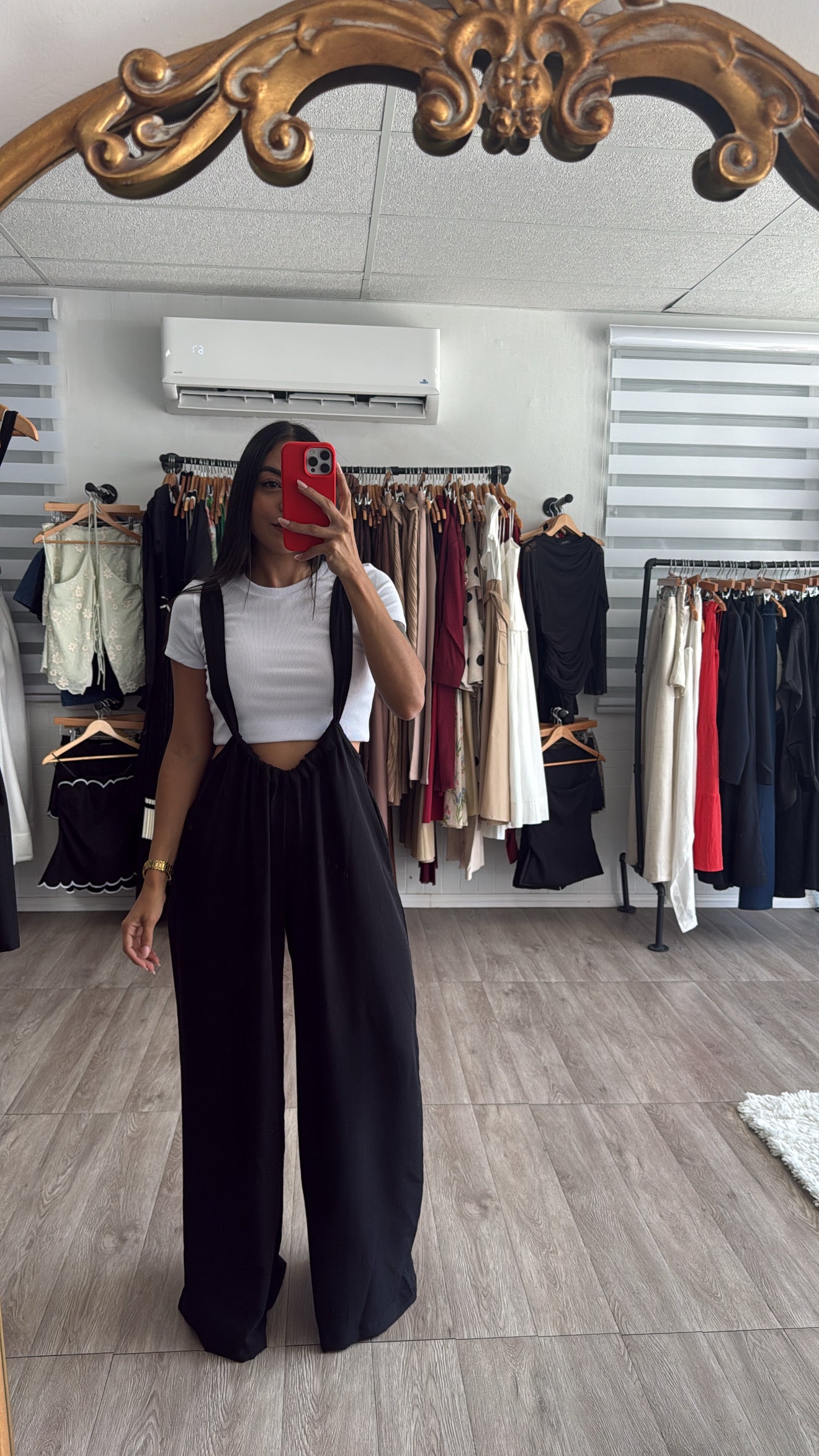 Black Overall Jumpsuit