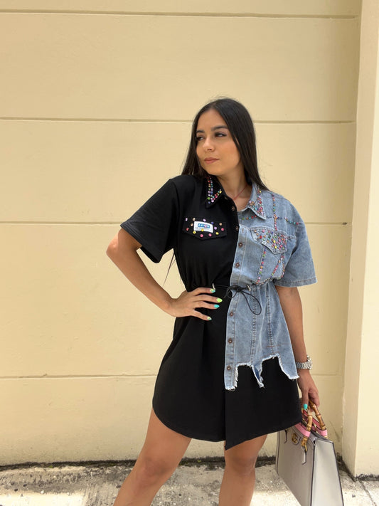 Denim Tshirt Dress