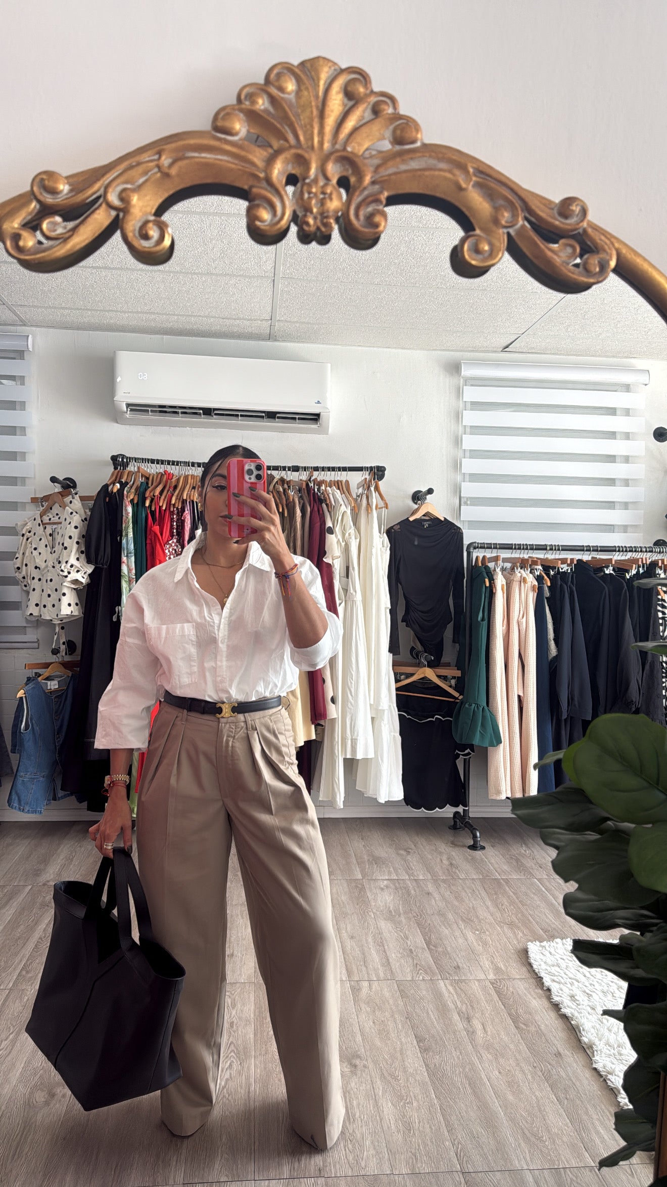 Pintuck Suit Trousers