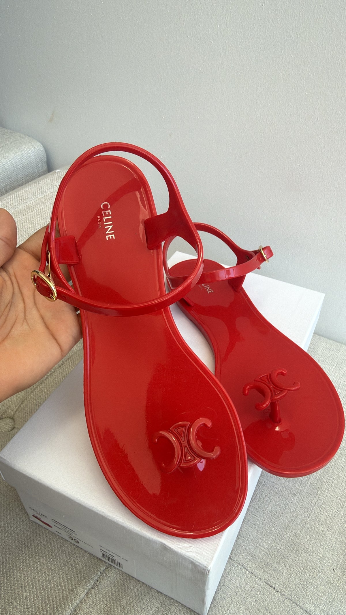 Red Sandals