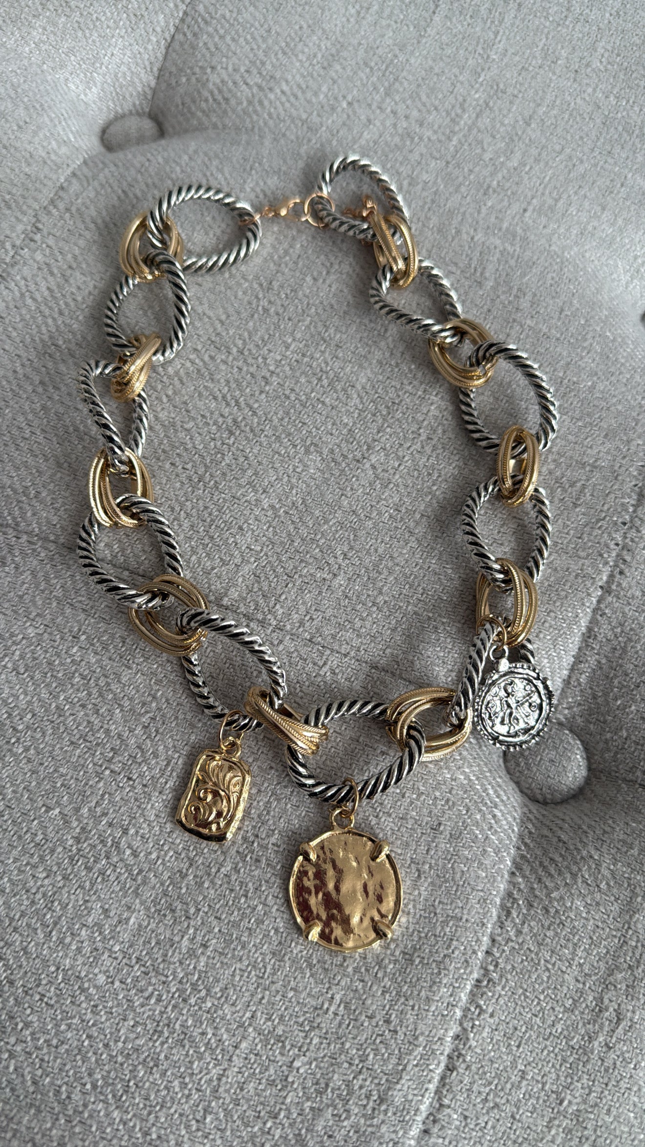 Chain Necklace 2 tones