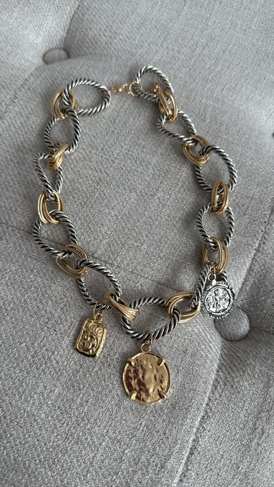 Chain Necklace 2 tones