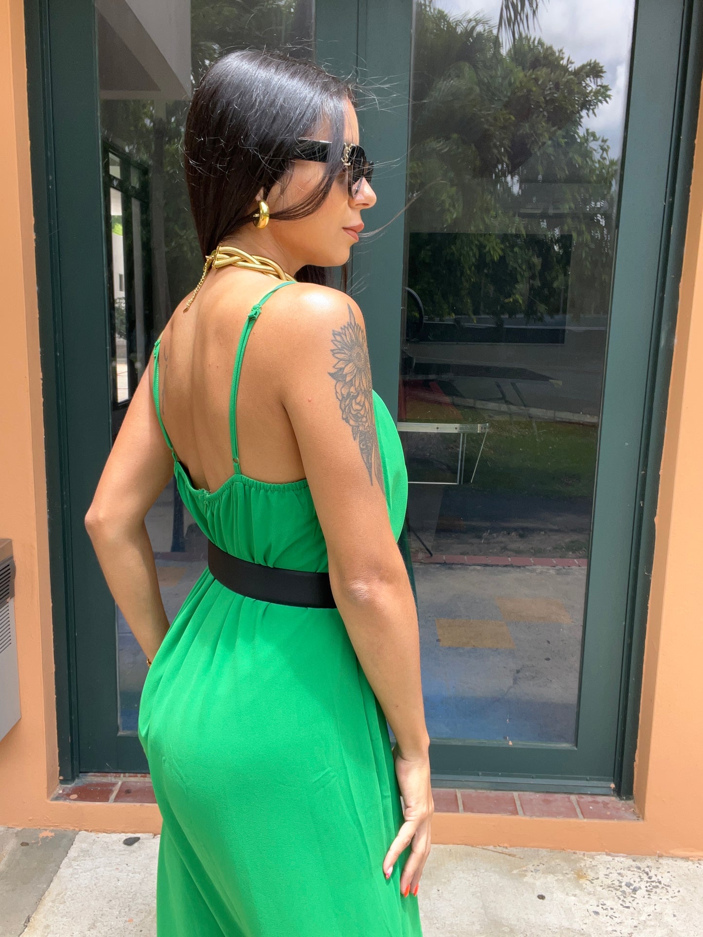 Green Jumpsuit