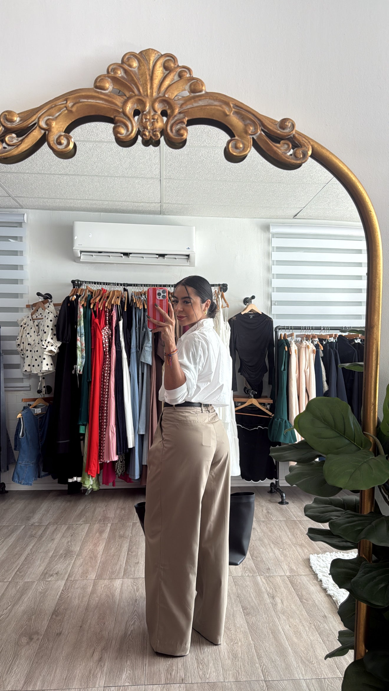 Pintuck Suit Trousers